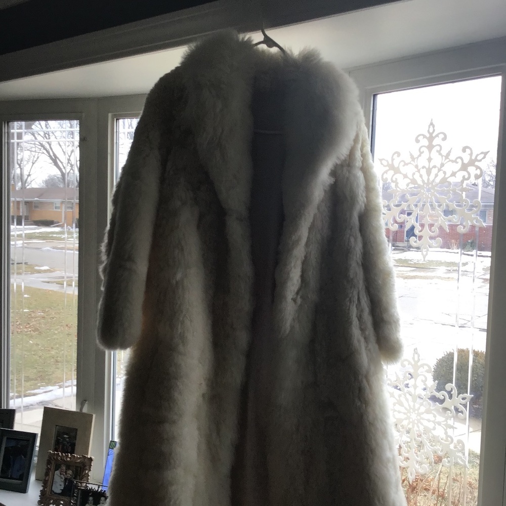 Alpaca fur coat